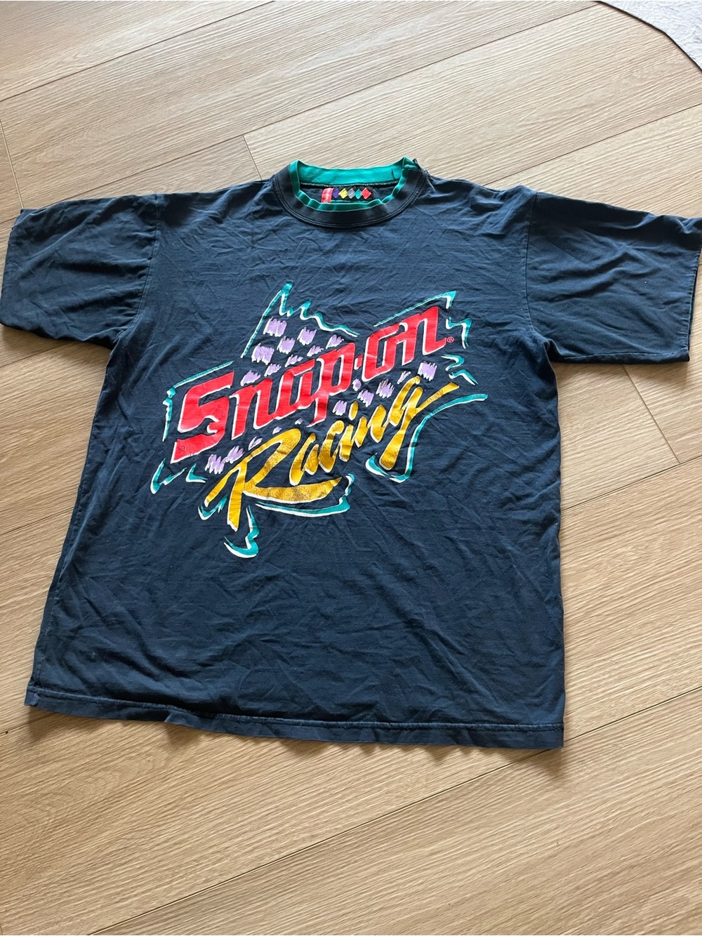 Vintage 80s or 90s Snap on Racing graphic tshirt